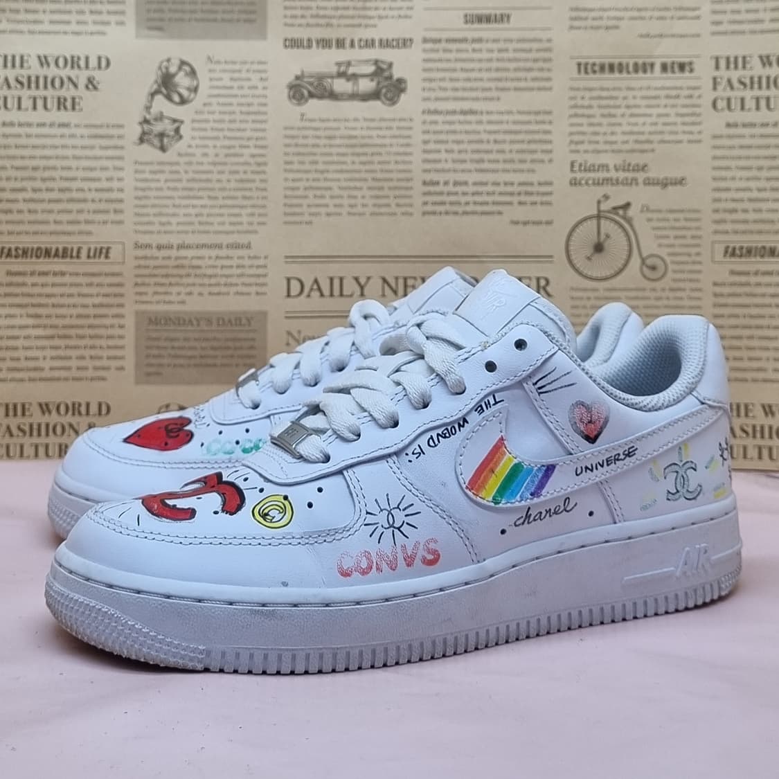 나이키 에어포스1 커스텀 운동화 240 상품이미지1