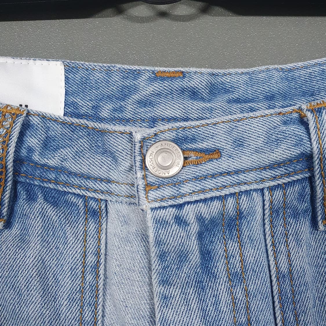 앤더슨벨 신형 패치워크 데님 쇼츠 하프팬츠 청바지 (30-31인치) 상품이미지4