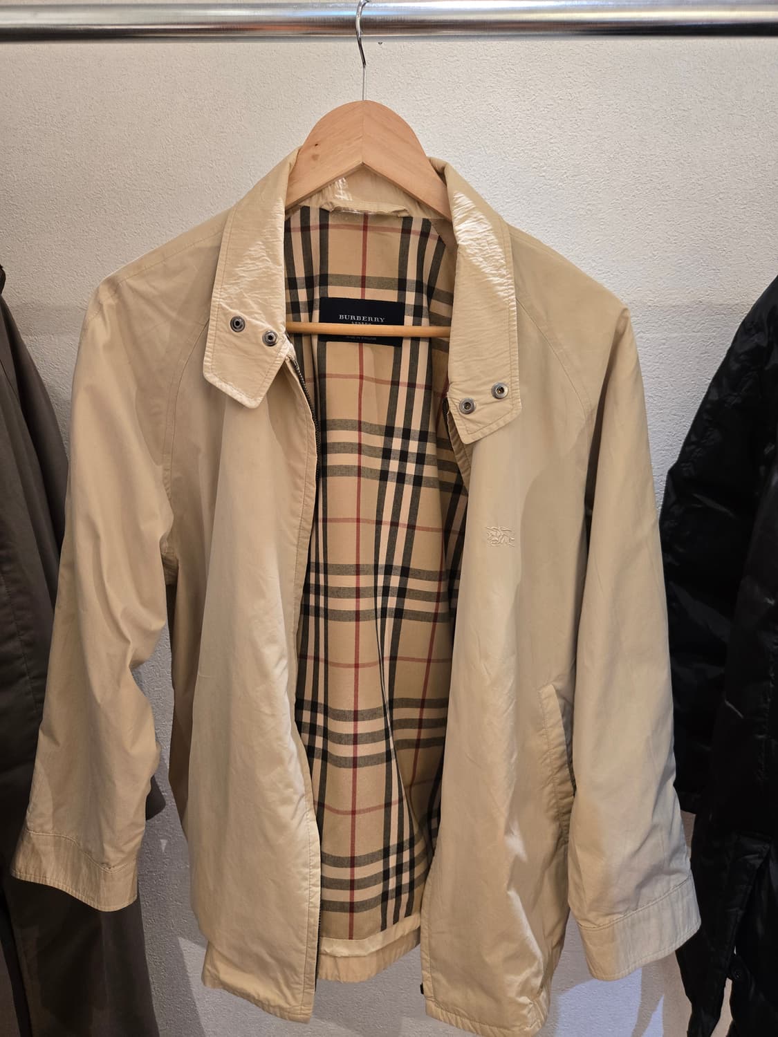 버버리 베이지색 워크자켓 점퍼 S 상품이미지5