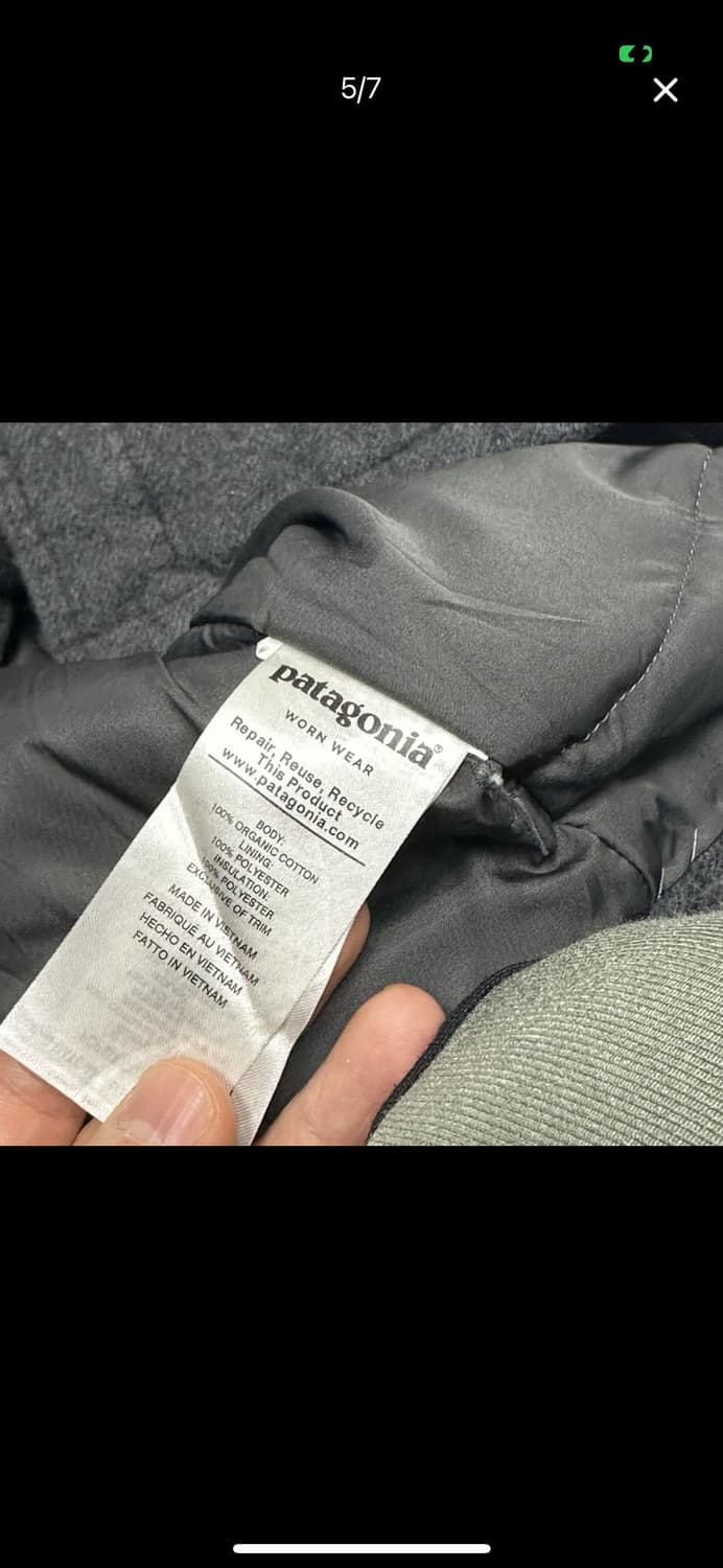 XL] 파타고니아 울 셔츠 그레이 상품이미지4