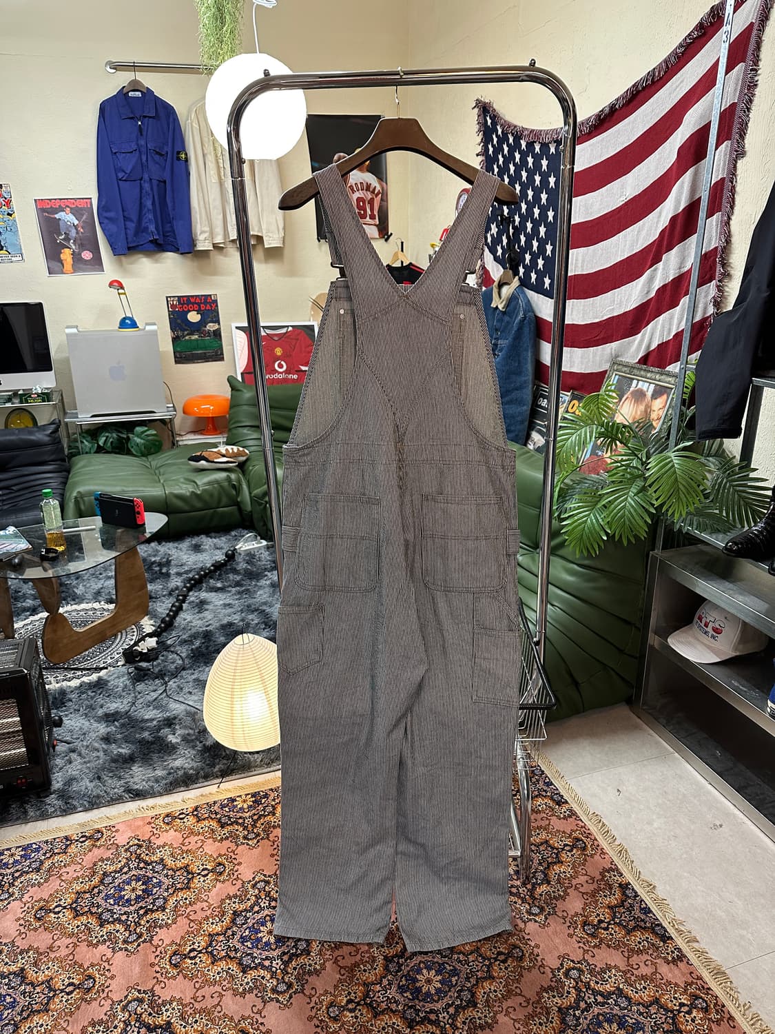 칼하트 더블니 히코리 오버올 상품이미지6