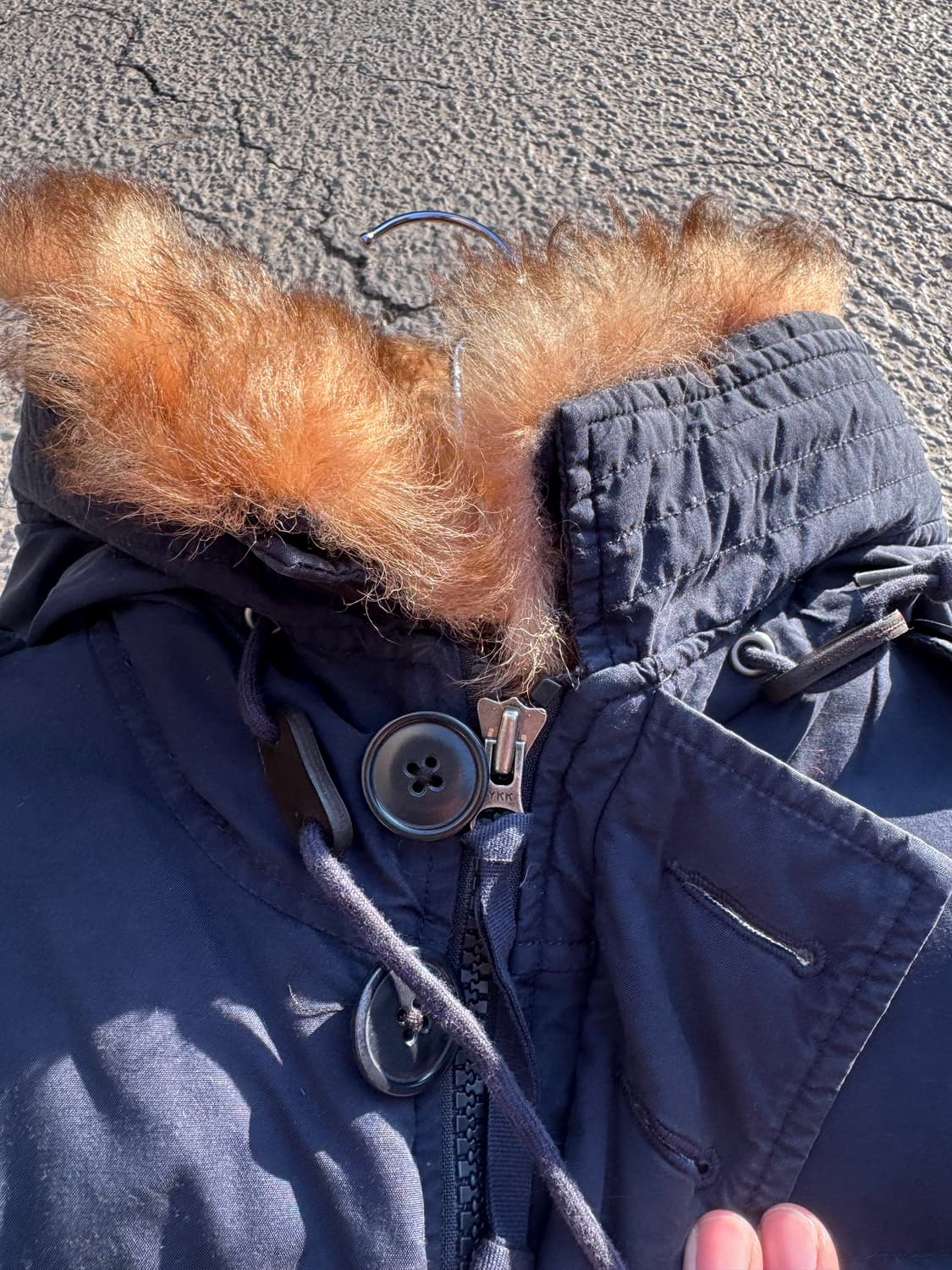 00's 폴로랄프로렌 퍼 트리밍 헤비 다운 파카 B 35 상품이미지3