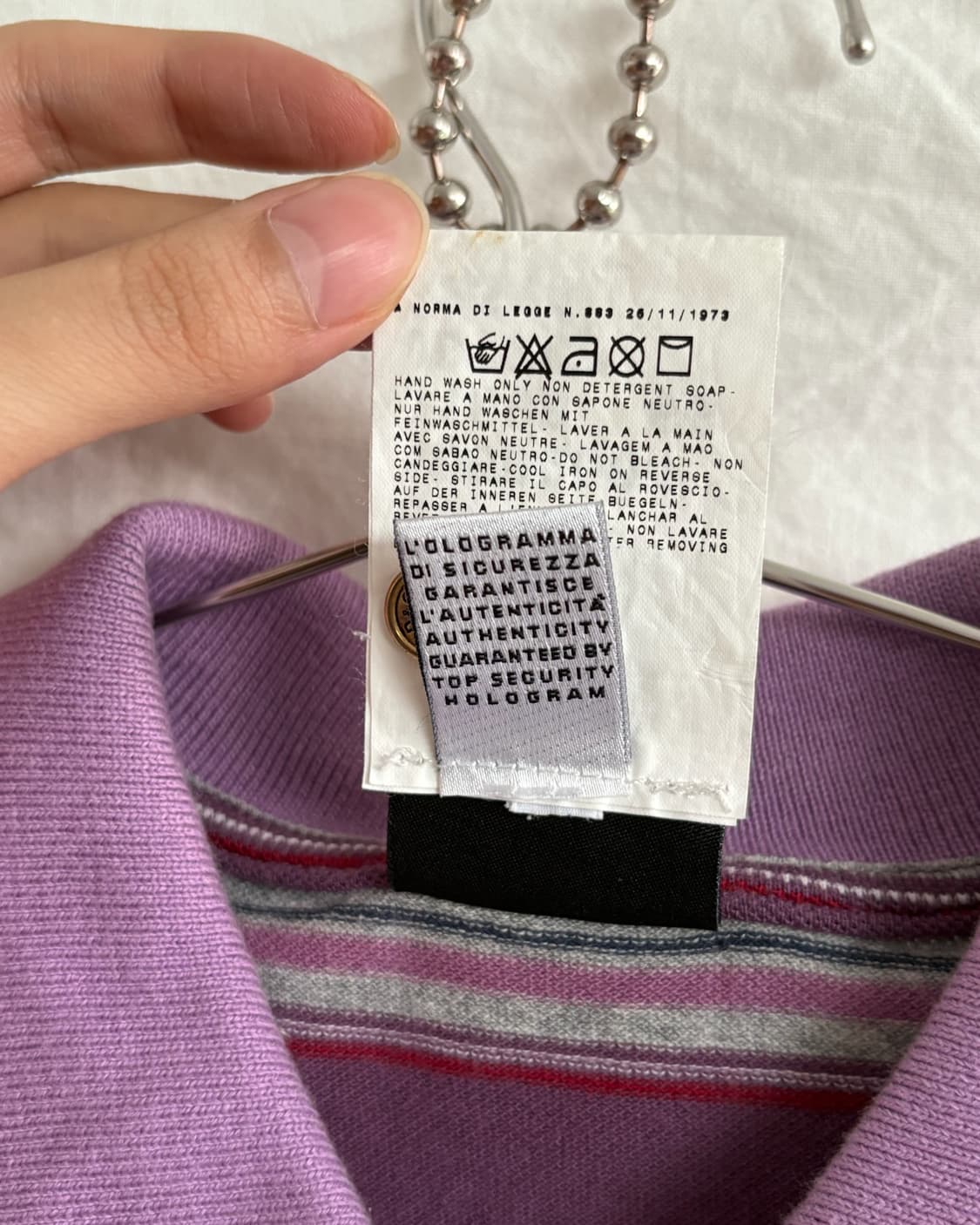 돌체앤가바나 스트라이프 슬림핏 슬리브리스 상품이미지7