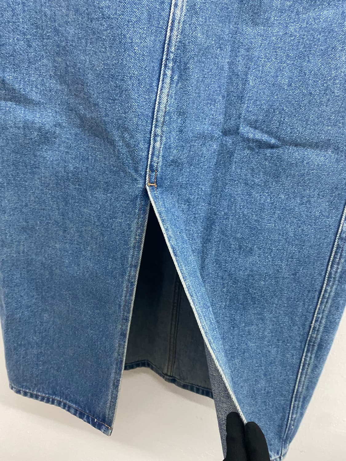 [택달린새제품]데님 스커트 청치마 M 상품이미지4