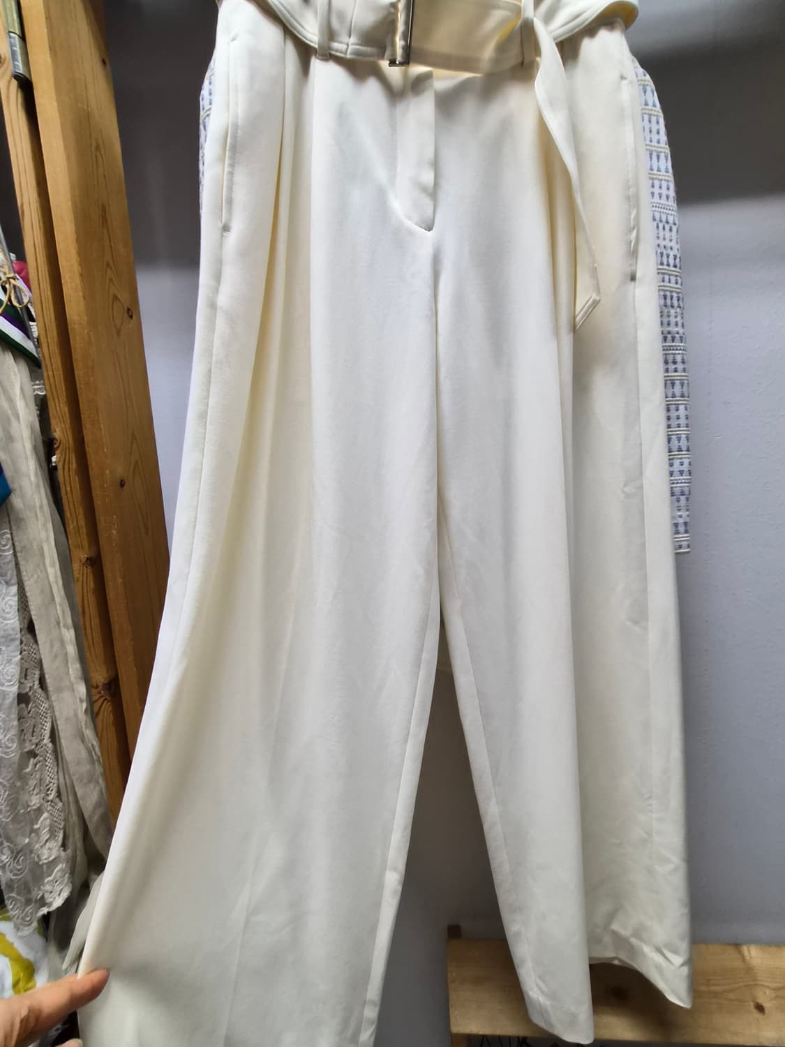 질바이질스튜어트 패턴 블라우스. 나이스크랍 와이드팬츠 상품이미지7