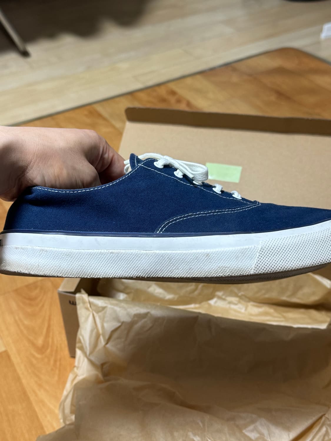 와쿠와 덱슈즈 네이비 270 상품이미지3