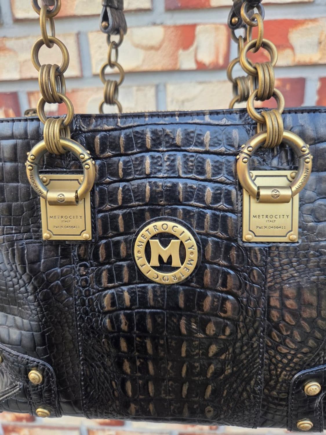 메트로시티 크로커가죽토트백 상품이미지3
