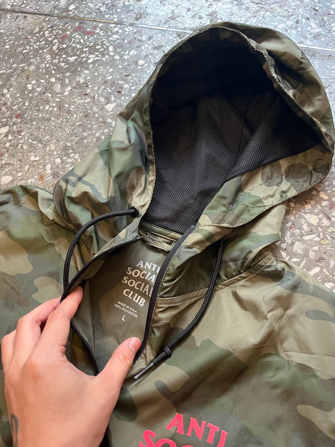 안티소셜소셜클럽 카모 바람막이 상품이미지8