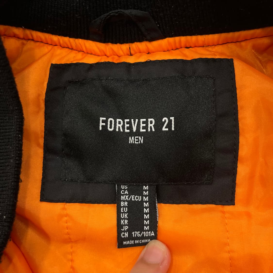 M 포에버21 남성 USA 항공점퍼 상품이미지6