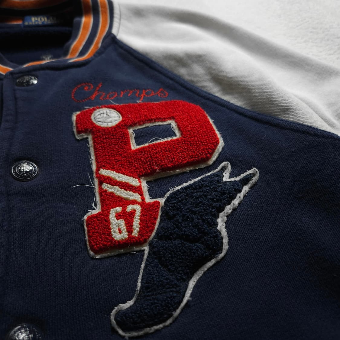 폴로 랄프로렌 레터맨 타이거 스웻 바시티 자켓 상품이미지3