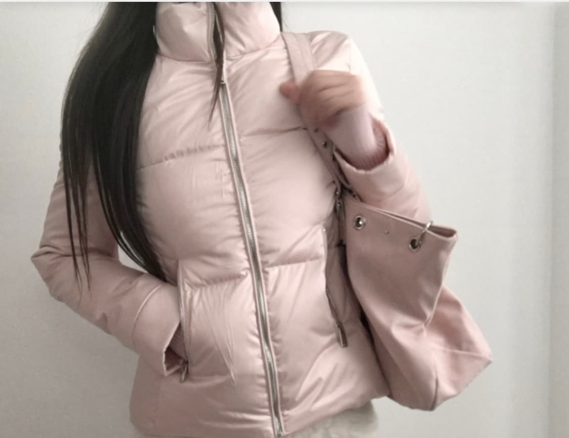 be my bestie 핑크 여성 패딩 점퍼 상품이미지2