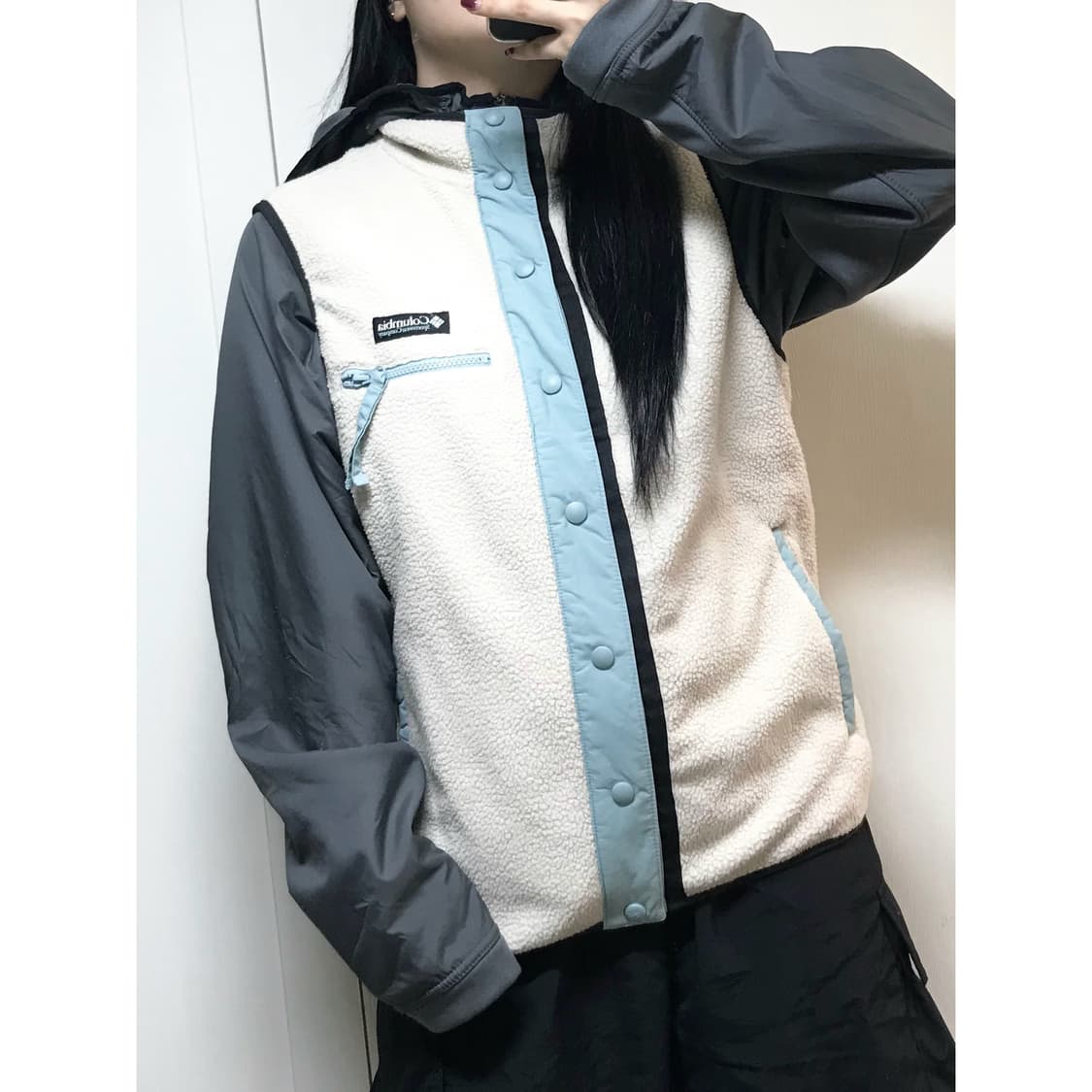 컬럼비아 뽀글이 후리스 조끼  상품이미지1