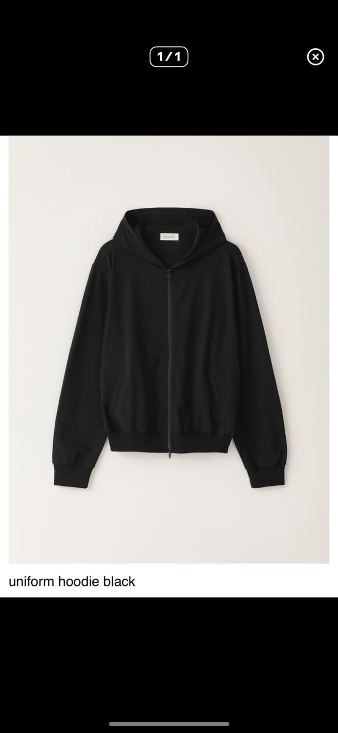 하프시코드 후드집업 2사이즈 상품이미지1