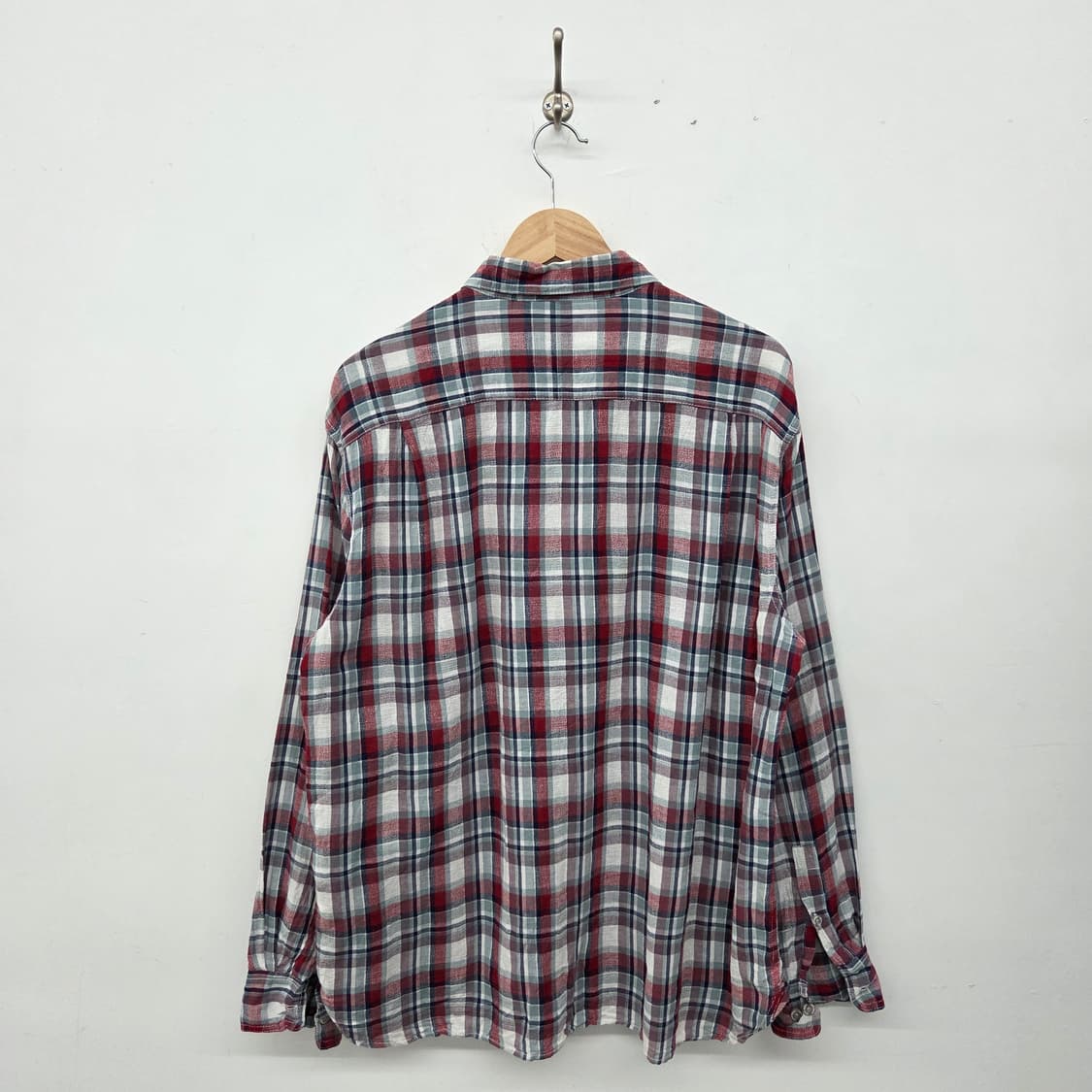 에디바우어 체크 셔츠 남방  남L 상품이미지6