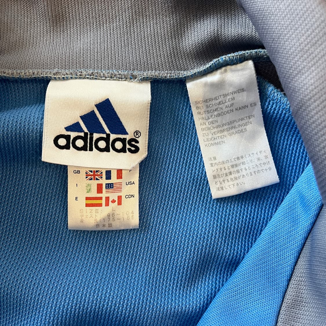 90's adidas 일본판 블루저지 상품이미지3