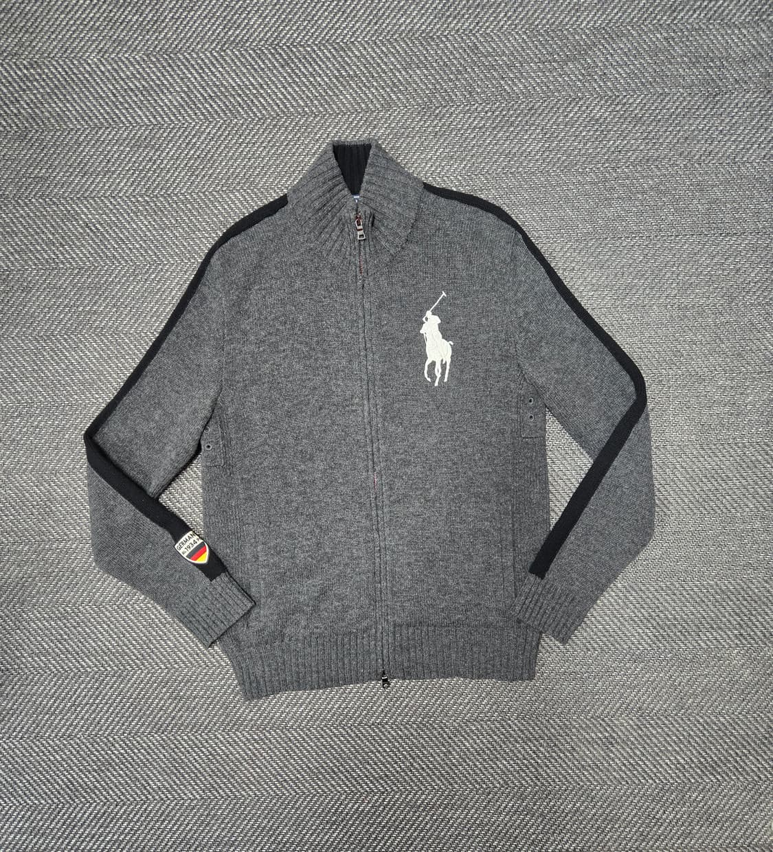 폴로랄프로렌 그레이 집업 니트 가디건 상품이미지1