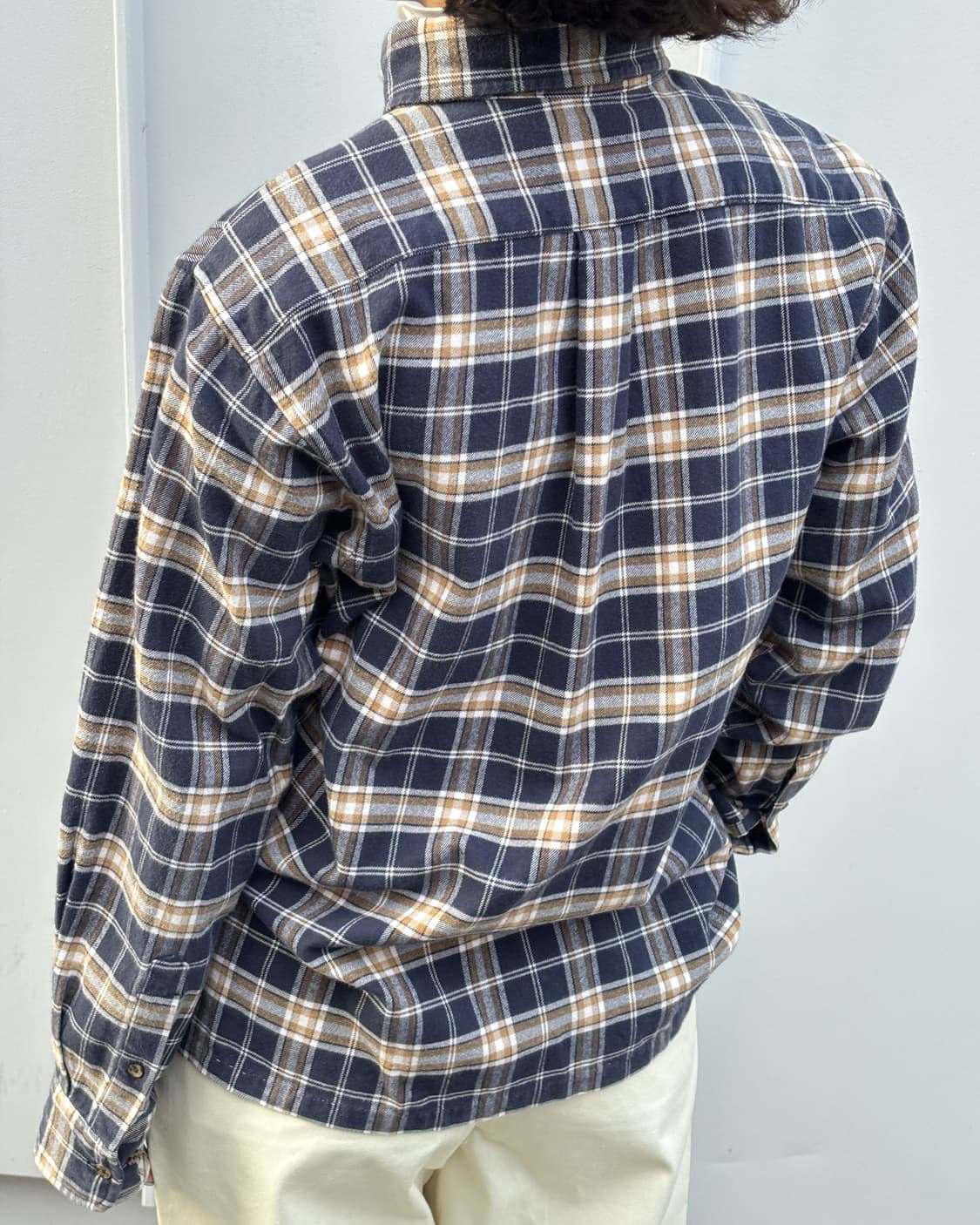 일본빈티지 cafe soho 체크 셔츠 상품이미지2