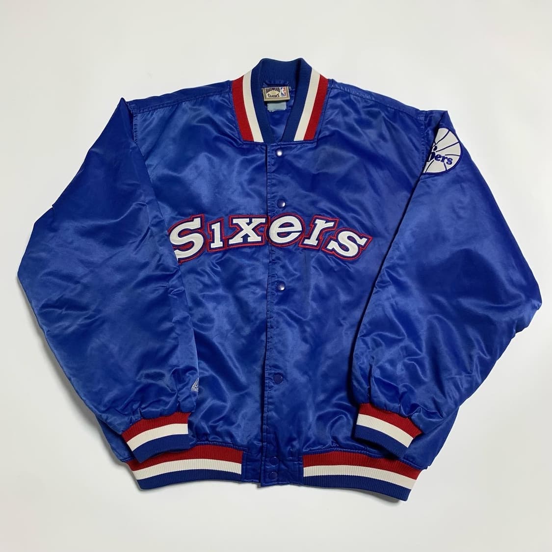 마제스틱 필라델피아 76ers 바시티자켓 상품이미지1