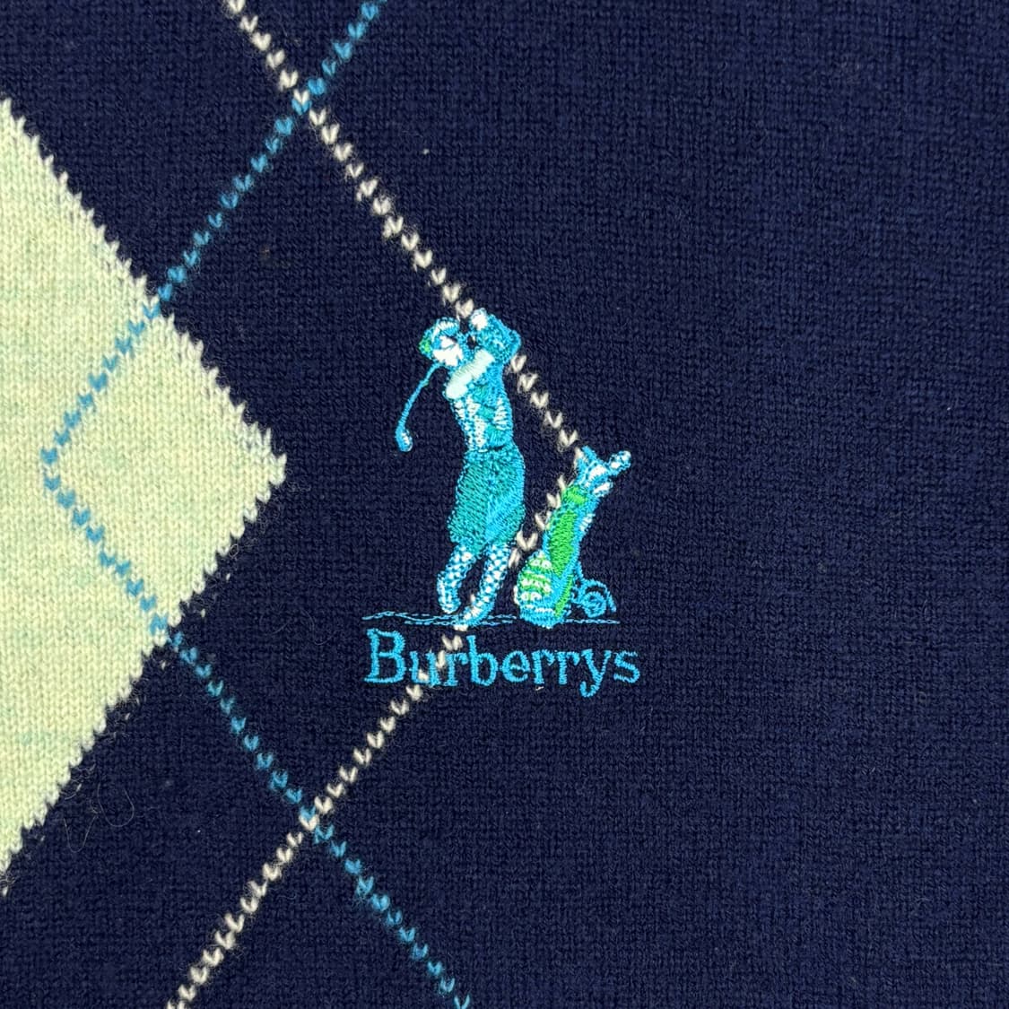 90's 버버리 램스울 스웨터 상품이미지3