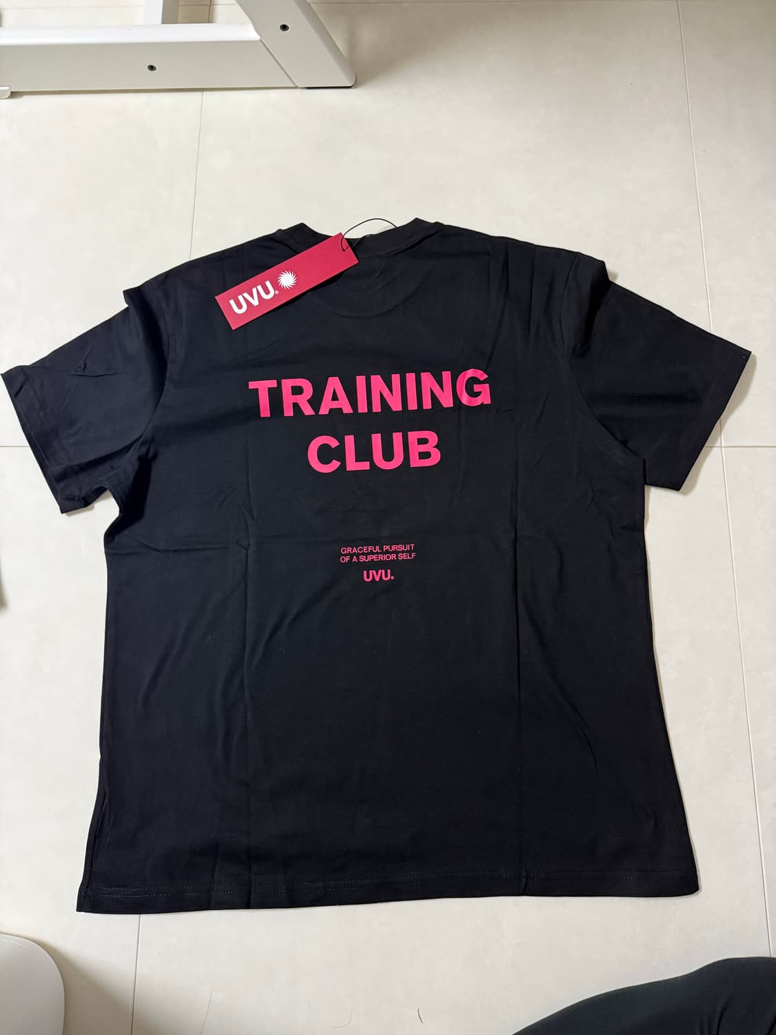 UVU 트레이닝클럽 반팔 라지사이즈 상품이미지1