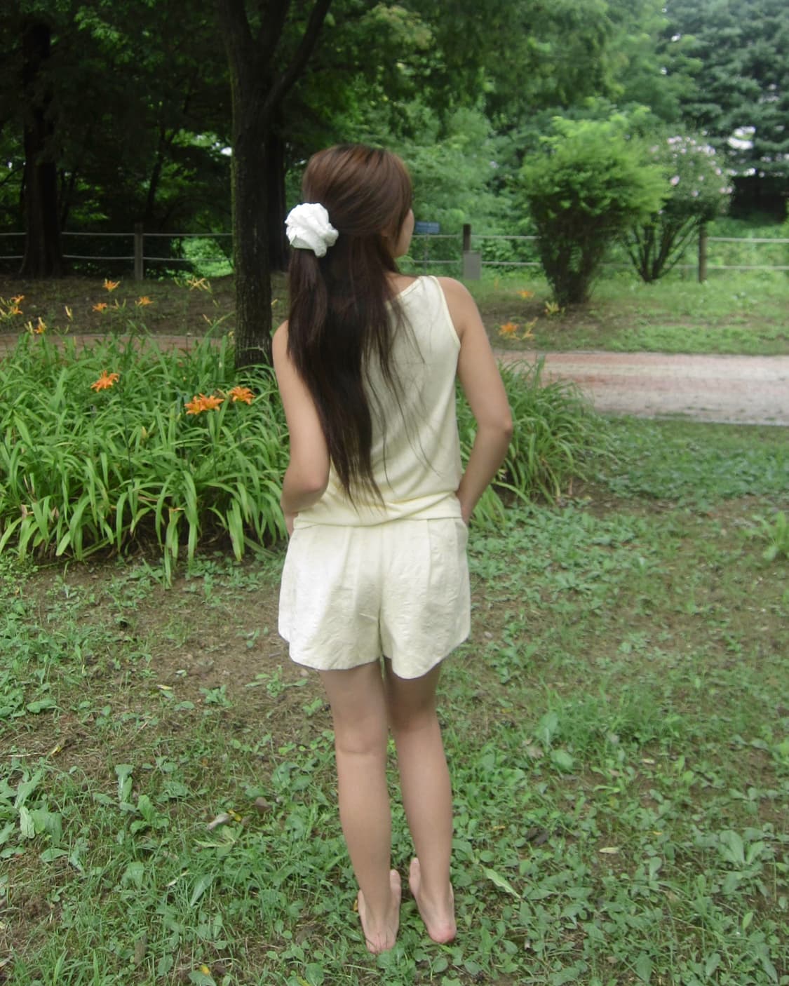 vintage lemon ribbon shorts 상품이미지8
