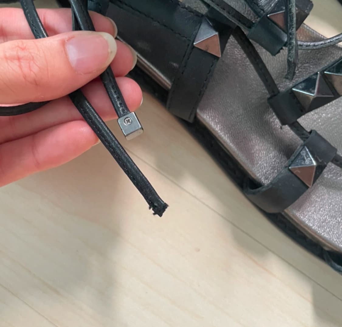 Ash 아쉬 스터드 스트랩 샌들 블랙 37 상품이미지3