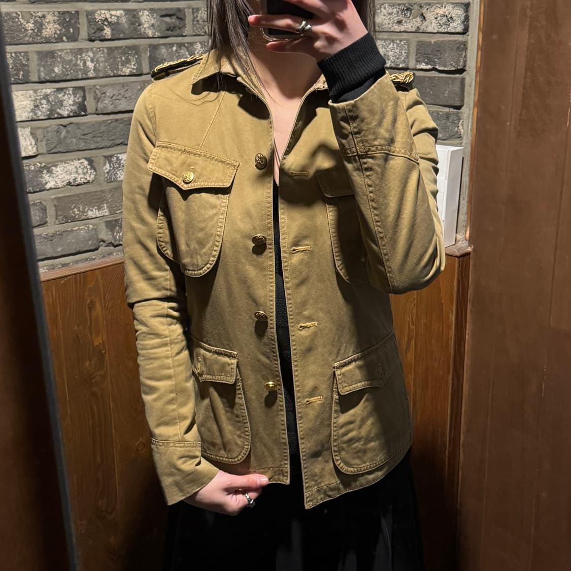 S) 데님앤서플라이 랄프로렌 밀리터리 오피서 자켓 상품이미지10