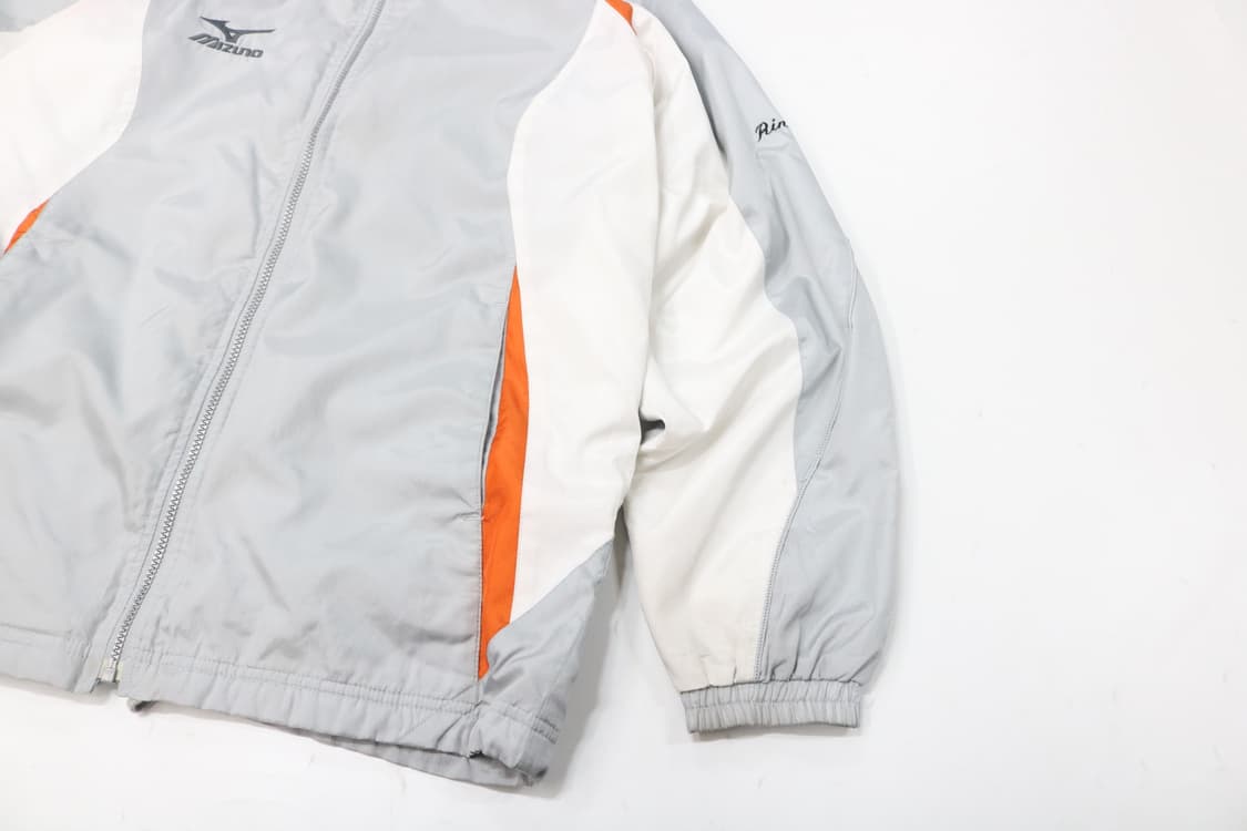미즈노 빈티지 오렌지 배색 스포츠 윈드브레이커 (M) 상품이미지6