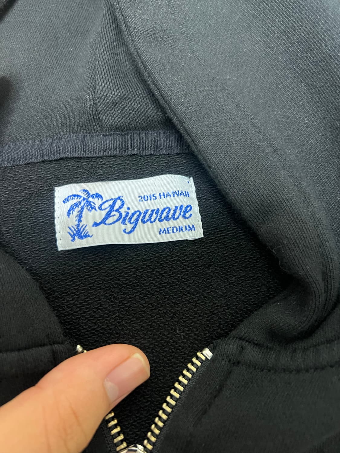 빅 웨이브 팽귄서퍼 클럽 후드집업 상품이미지3