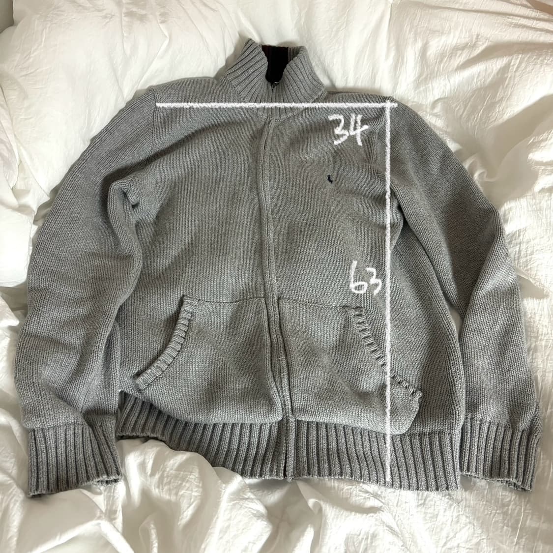 폴로 랄프로렌 니트 집업 상품이미지5