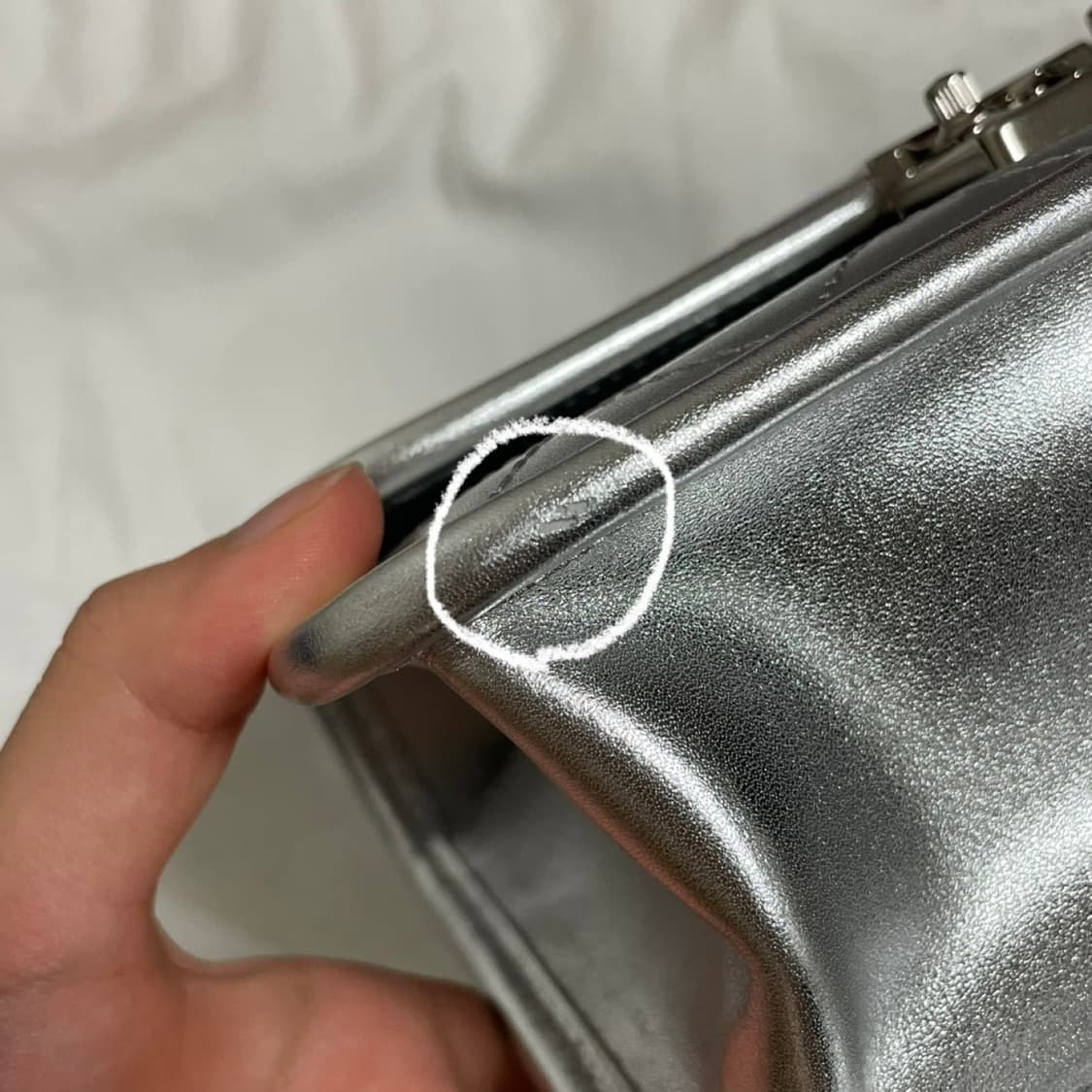 마이아이코MYEYEKO 소피아 가방 메탈릭 실버 상품이미지9