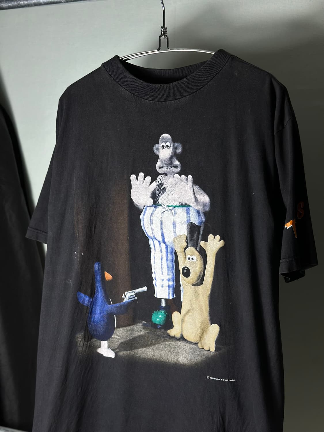 90s 윌리스앤그로밋 빈티지 티셔츠 XL 상품이미지1