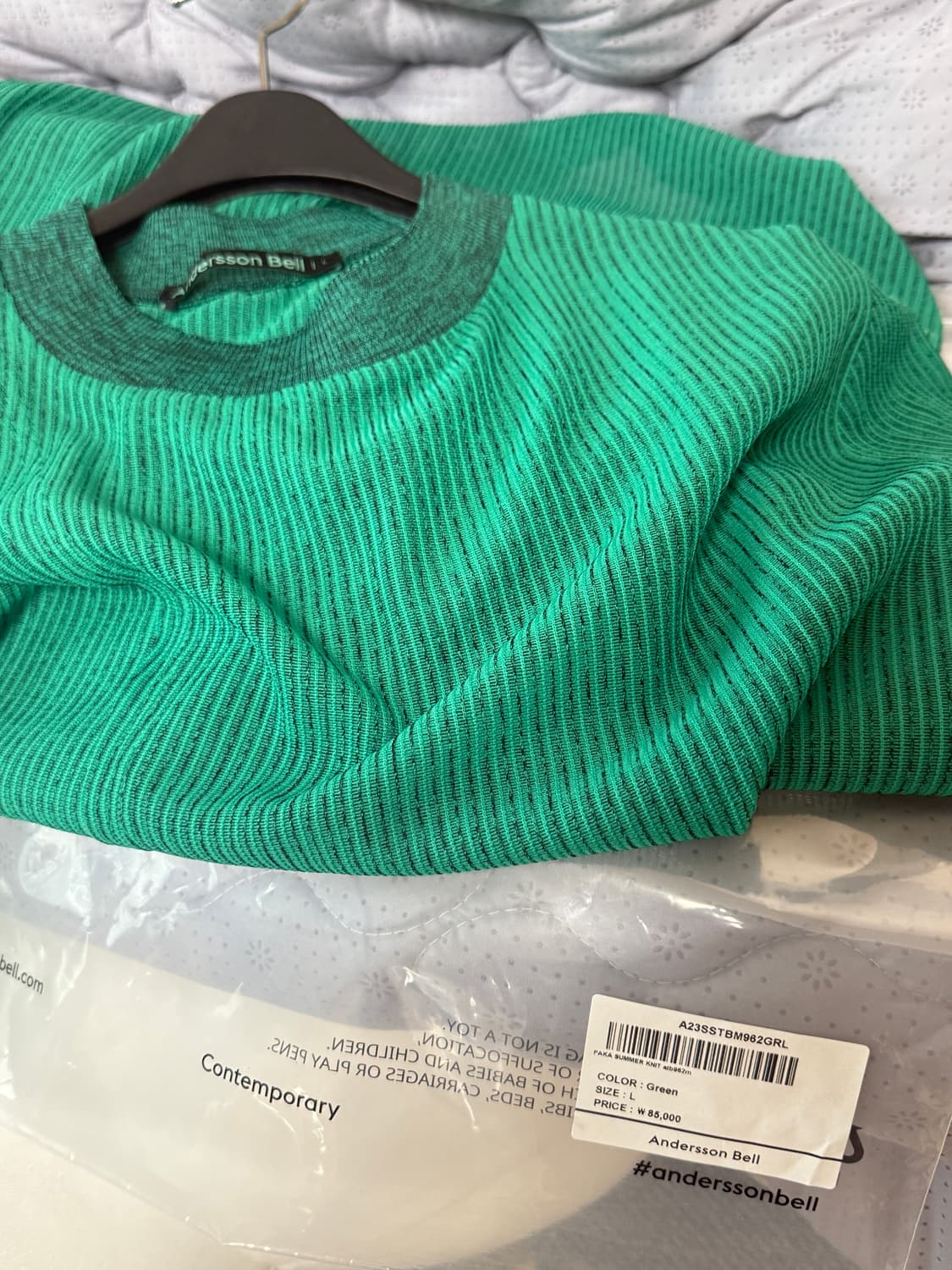 앤더슨벨 파카 썸머 니트 L사이즈 상품이미지8