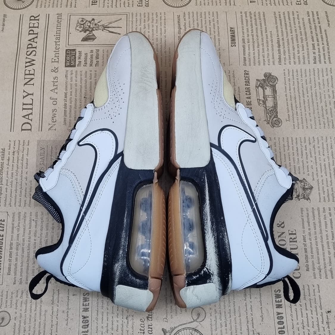 나이키 에어맥스 베로나  흰검 운동화245 상품이미지5