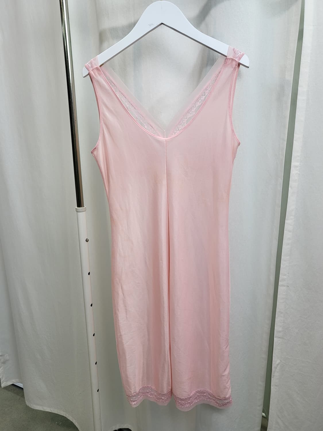 빈티지 베이비 핑크 슬립 드레스 상품이미지10