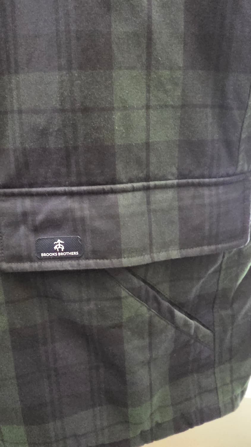 브룩스브라더스 블랙와치 왁스자켓 xxl 상품이미지7