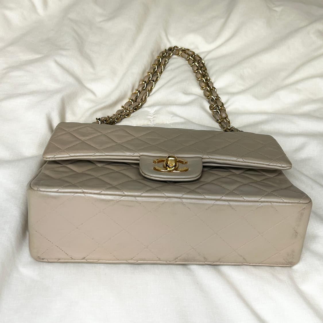[Chanel Classic] 샤넬 클래식 스몰 베이지 (램스킨) 상품이미지5