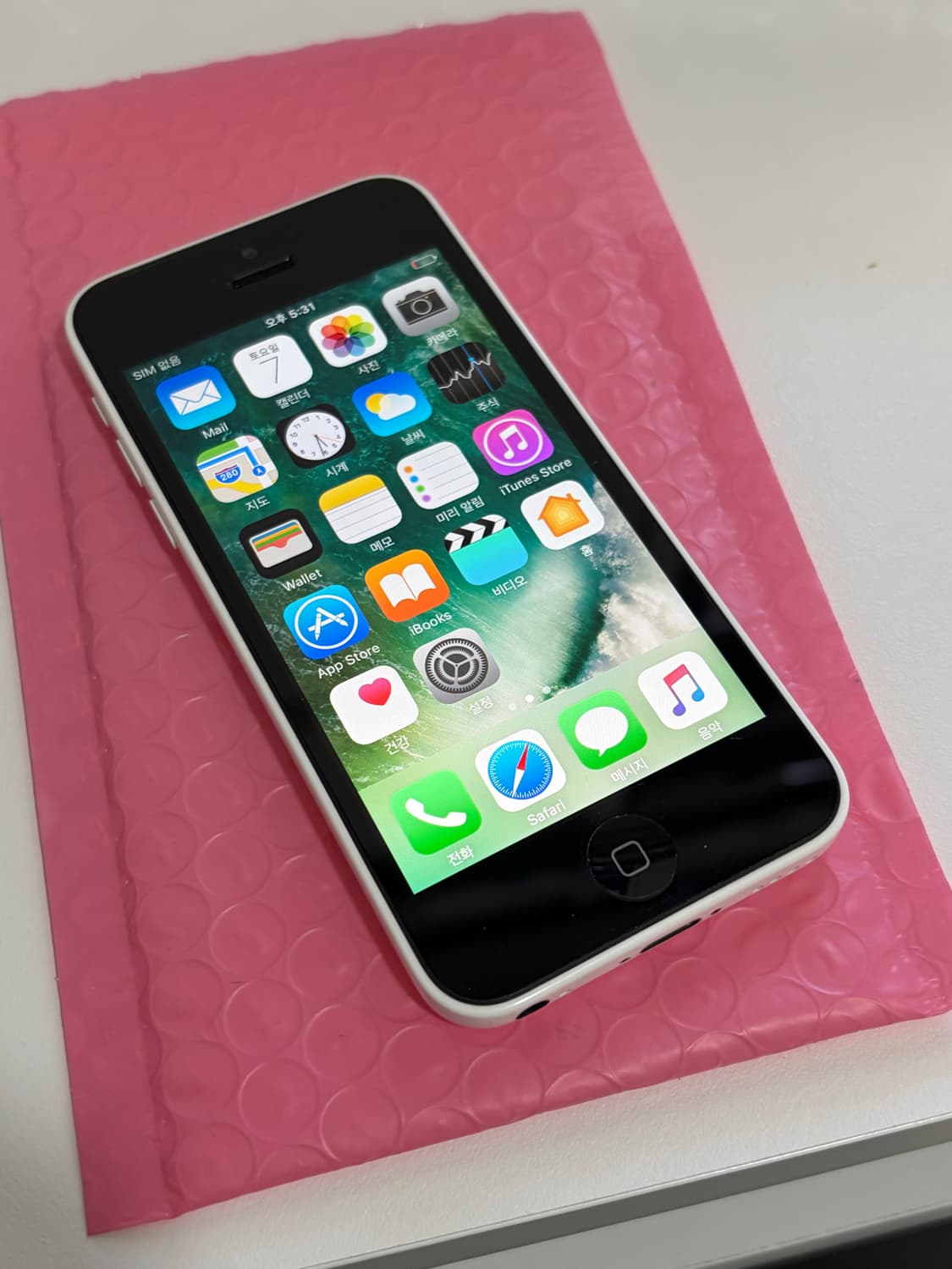 아이폰5c 화이트 16기가 #8731 A급 상품이미지1