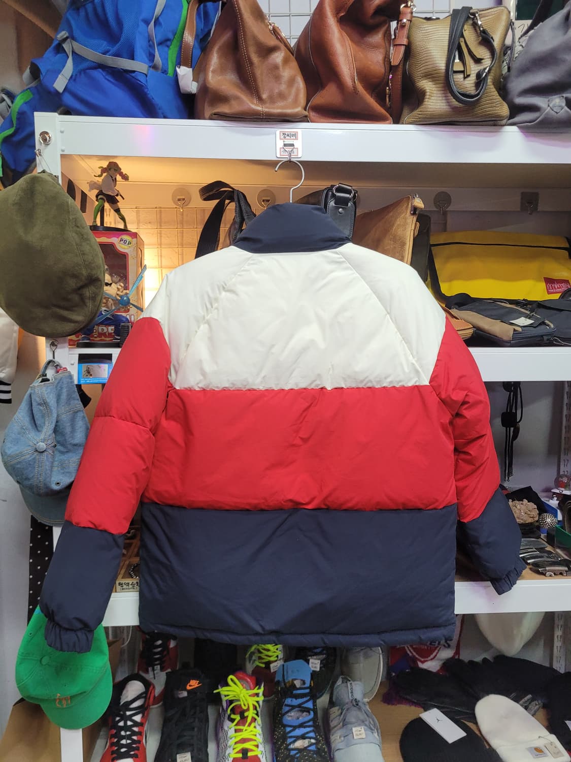 Fila 필라 양면 리버시블 삼색 컬러 블록 패딩 오리털 상품이미지2