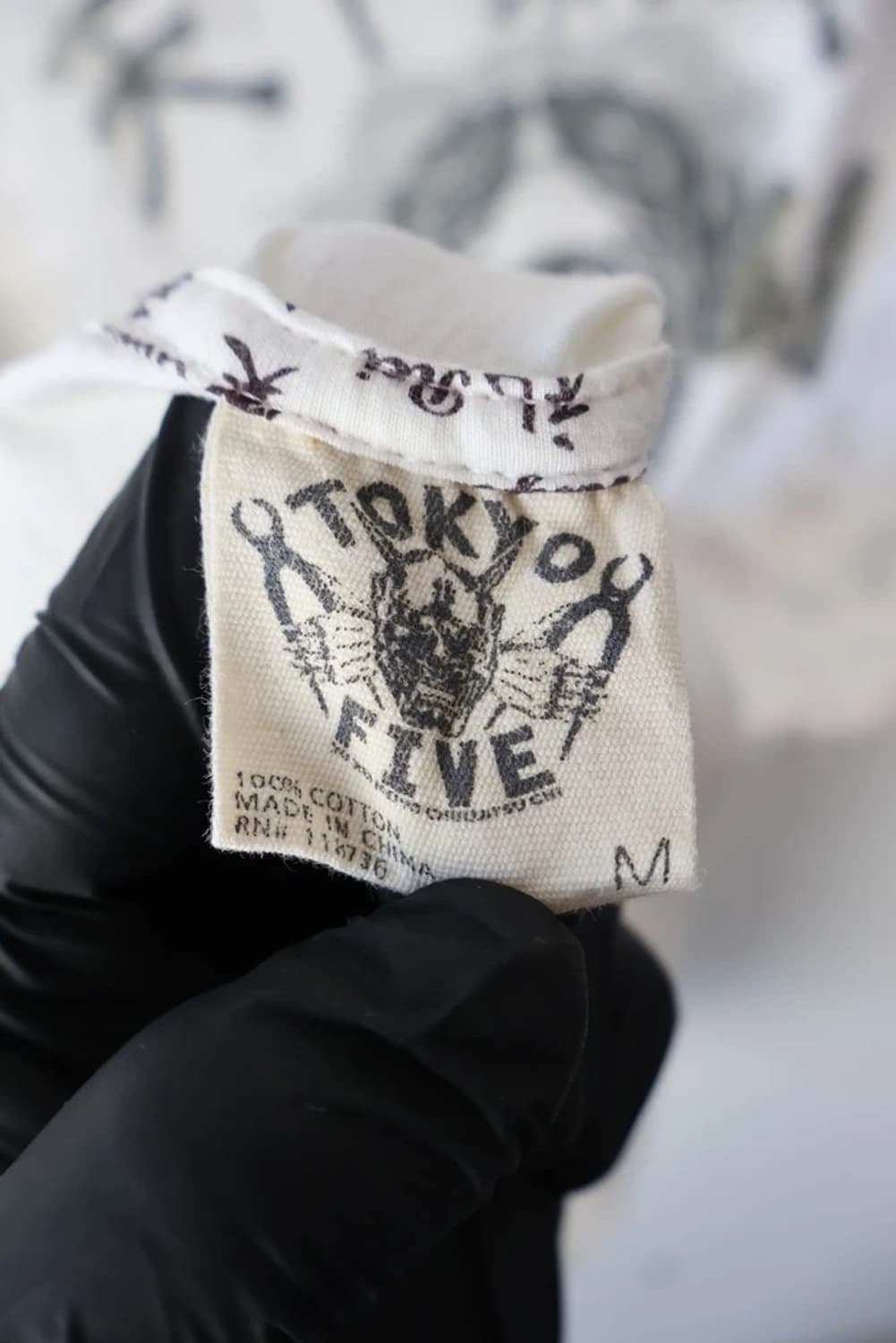 Tokyo Five Y2K Kanji Skull Tee 상품이미지7