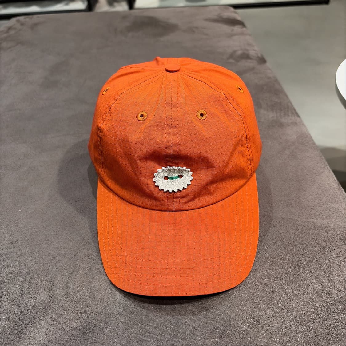 (정품/새상품) Drake's 드레익스 남성 오렌지 립스탑 베이스볼 캡 상품이미지1