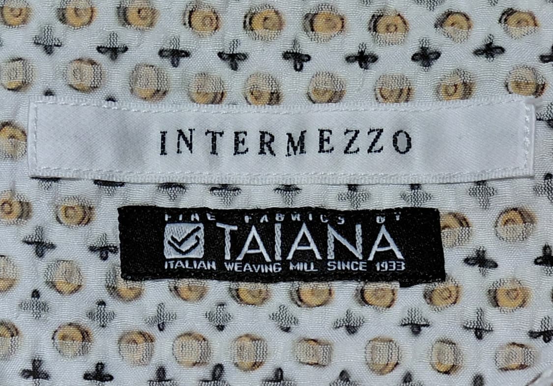 [M/95] 인터메조 x 이탈리아 TAIANA 원단 고급 패턴 셔츠 상품이미지5