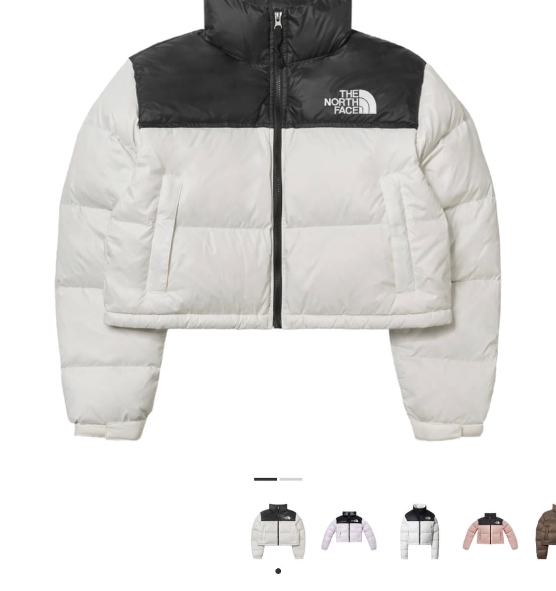 노스페이스 숏패딩 상품이미지1