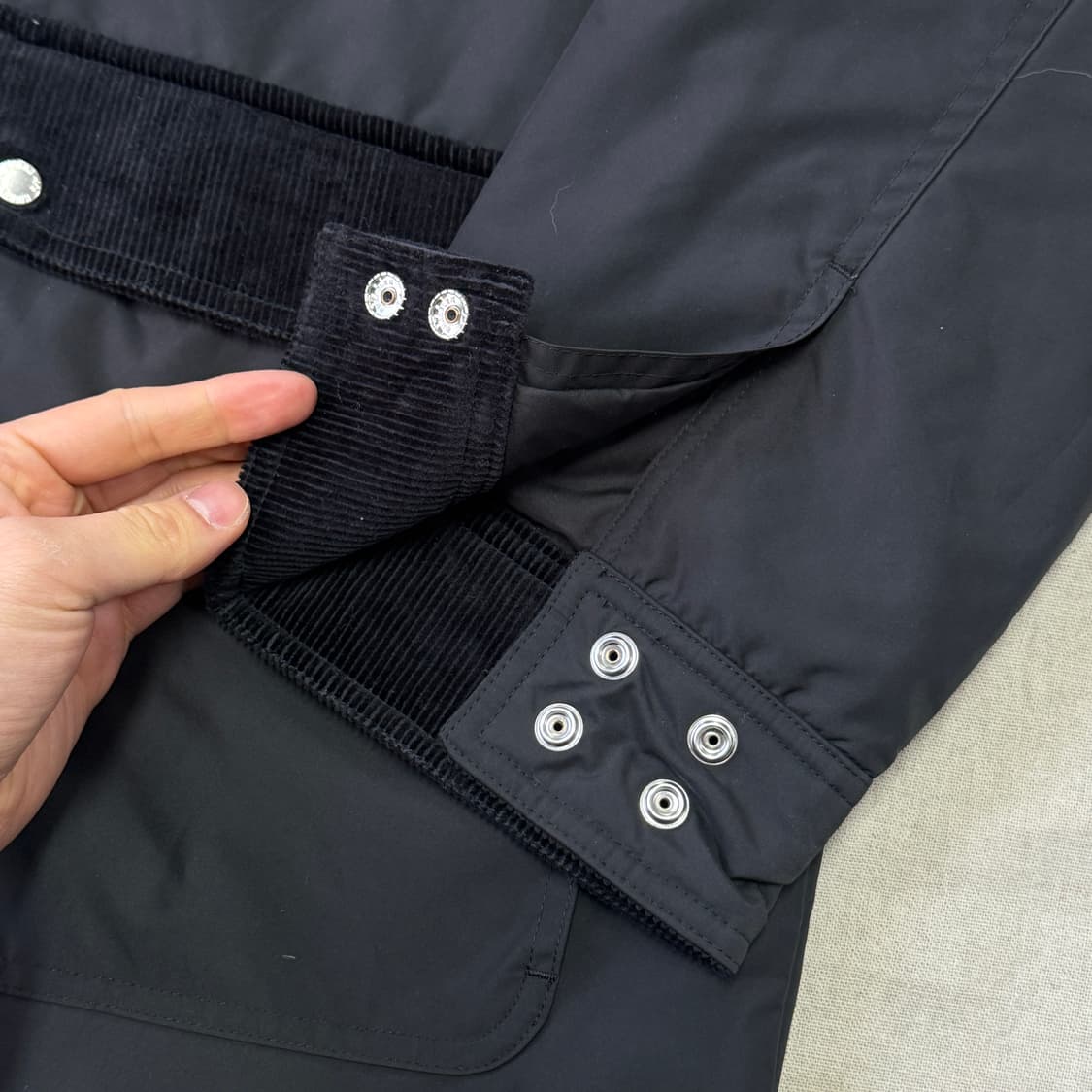 메종키츠네 x 푸마 양털 나일론 트렌치코트 XL 상품이미지4