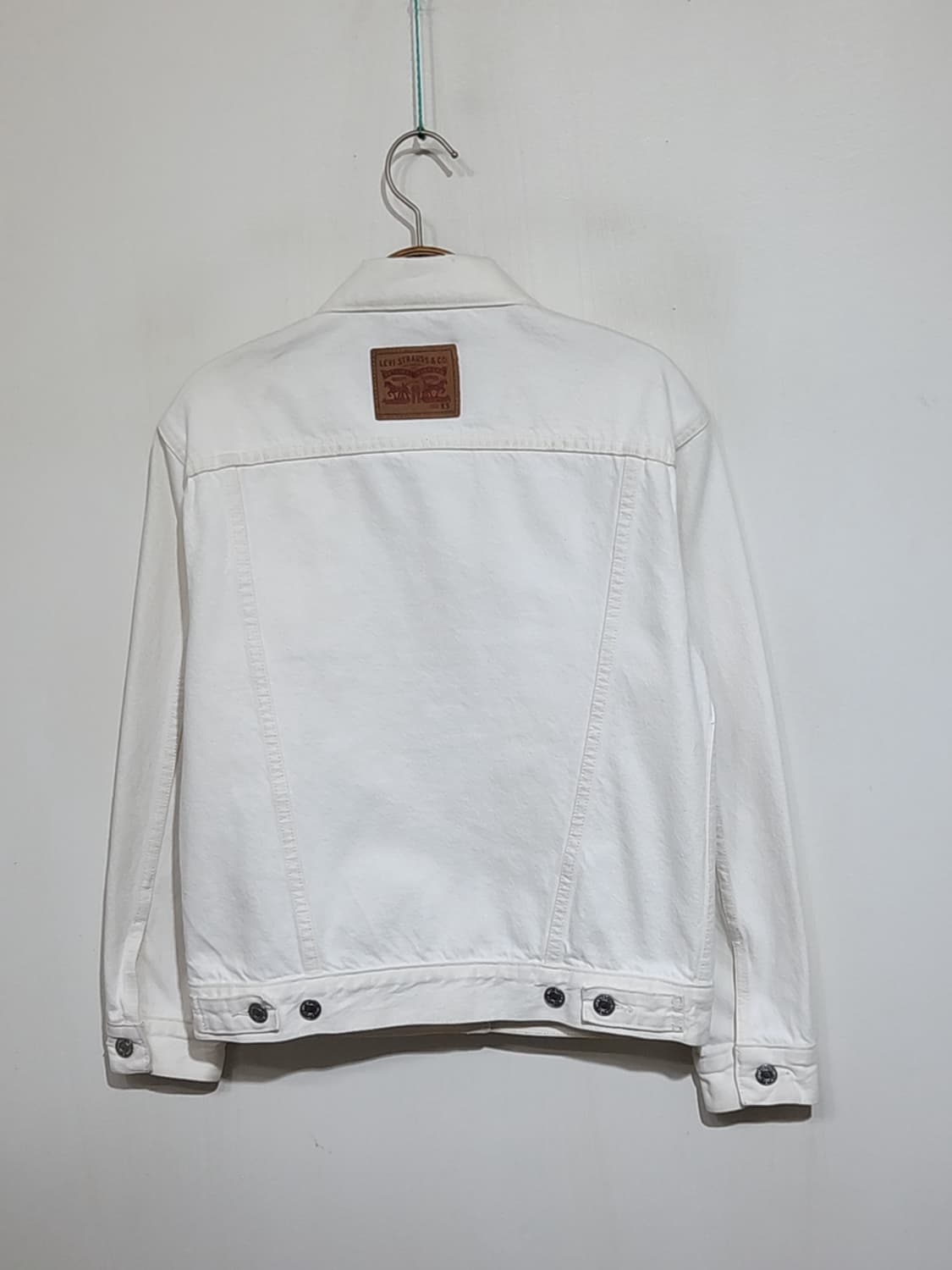 (M) 리바이스 데님자켓 화이트 청자켓 레드탭  상품이미지6