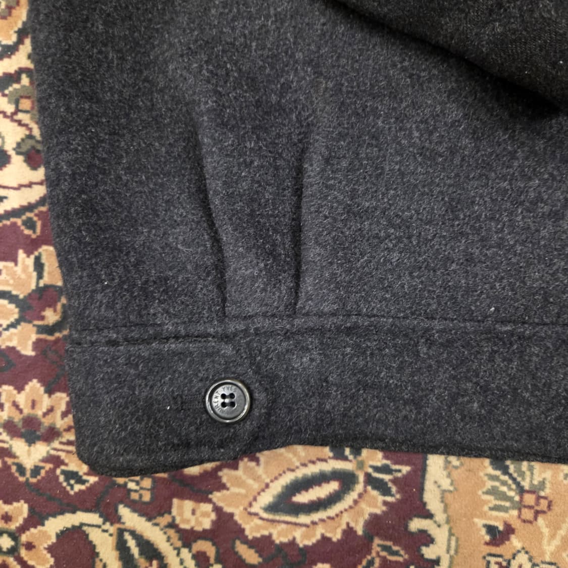 입생로랑 뿌르옴므 울 블루종 차콜 울자켓 울 스윙탑 스윙톱  상품이미지6