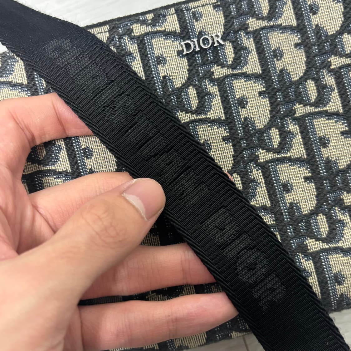 [백화점판/인보이스] 디올 오블리크 스트랩 파우치 크로스백 상품이미지6