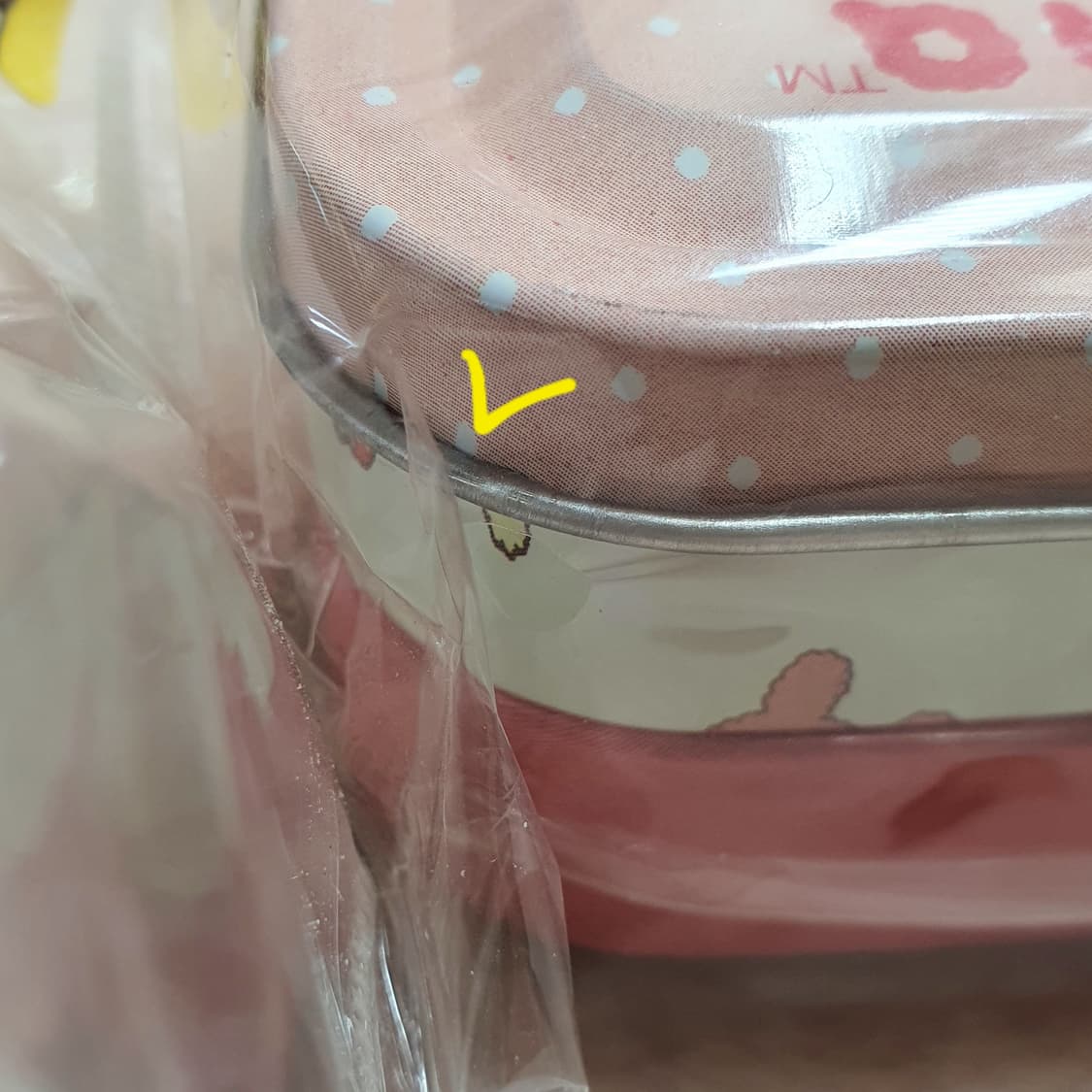 미개봉) 고전 우사기 코리락쿠마 2단 틴케이스 필통 산엑스 캐릭터 학용품 상품이미지6