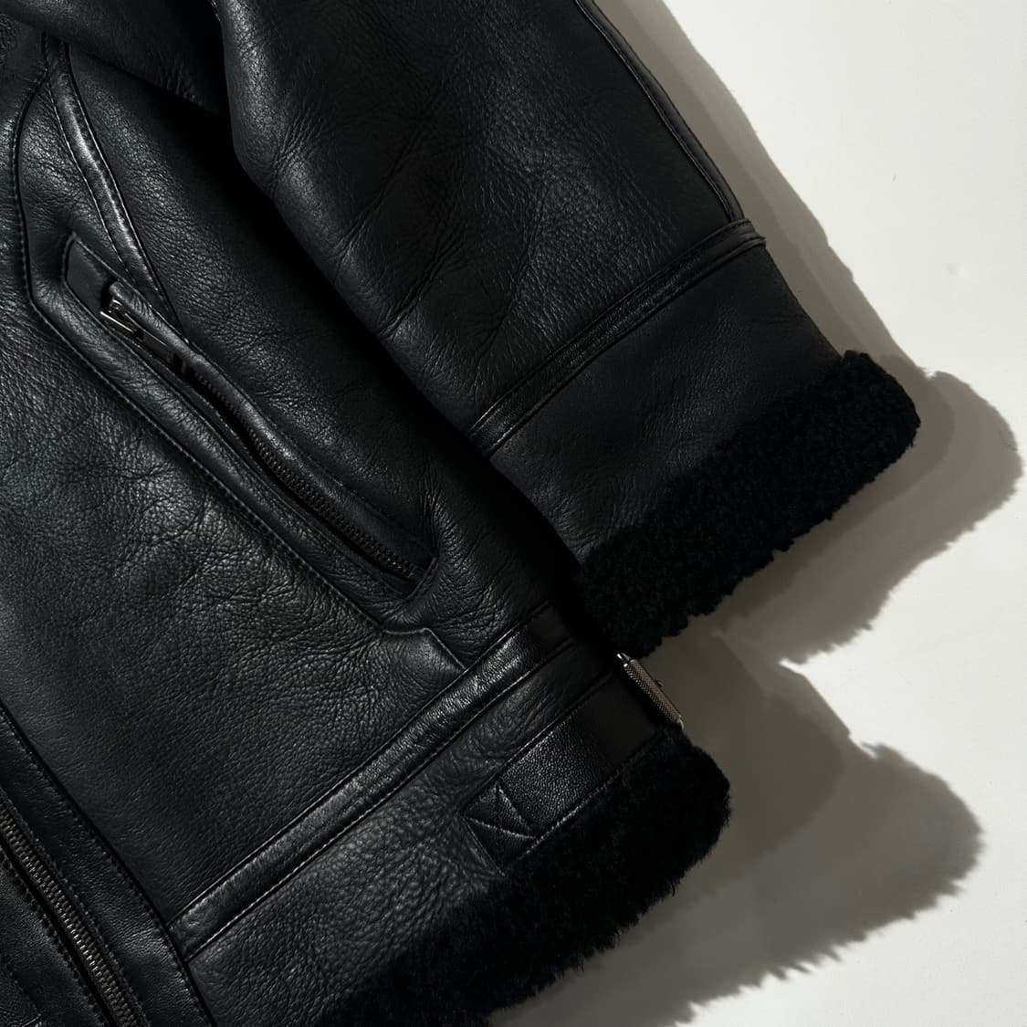 앤드지 램스킨 시어링 무스탕 자켓 상품이미지7