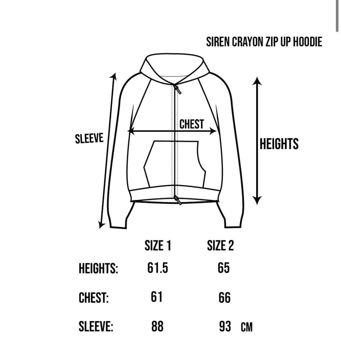 pacosply SIREN CRAYON ZIP UP HOODIE  상품이미지5